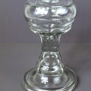 Vintage Lamp for Kerosene / Oil, circa 1930&#39;s - Unmarked Pressed Glass - Good+ Condition