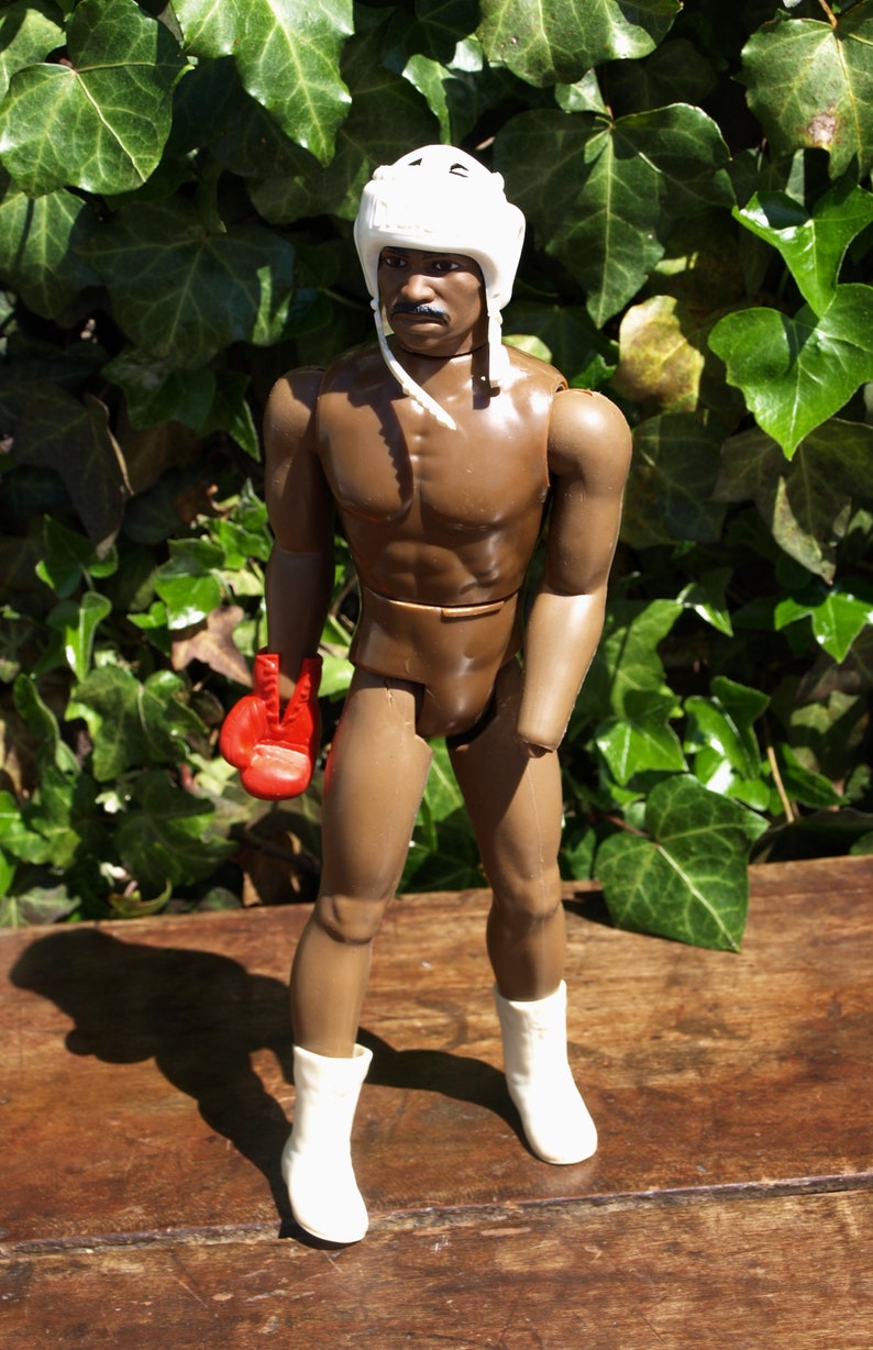 Vintage Mego Corp 1975 Muhammad Ali Boxing Action Figure Doll 10\u201d tall for Parts or Repair