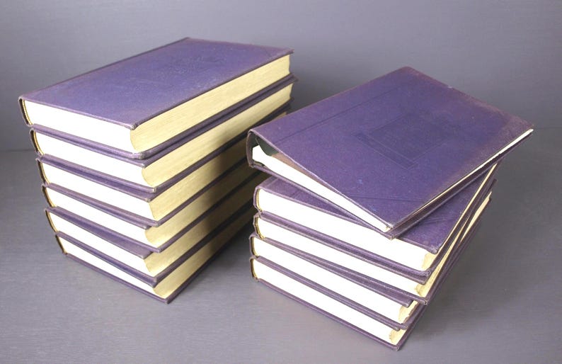 The Progressive Reference Library 1933 Book Set Encyclopedia with 11 Volumes - Bernhart P. Holst Editor - Holst Publishing Co - VG+ Complete image 3