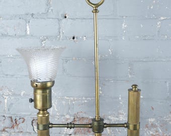 Vintage 1930's Art Deco Floor Lamp in Good Plus Working condition | 58.25" Overall Height
