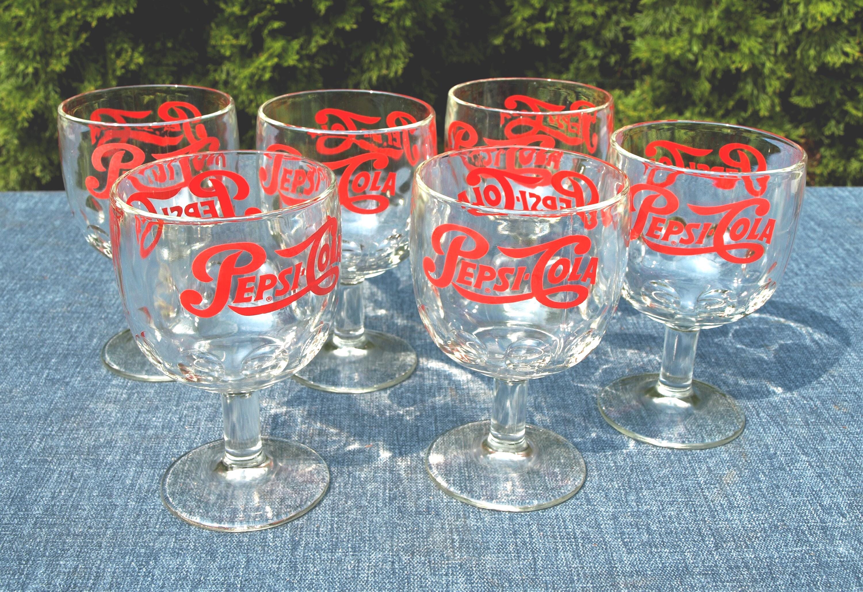 アンティーク雑貨 Vintage KFC Glass Goblet Set of 5 美術品・アンティーク・コレクション Vintage KFC Glass Goblet Set of 5