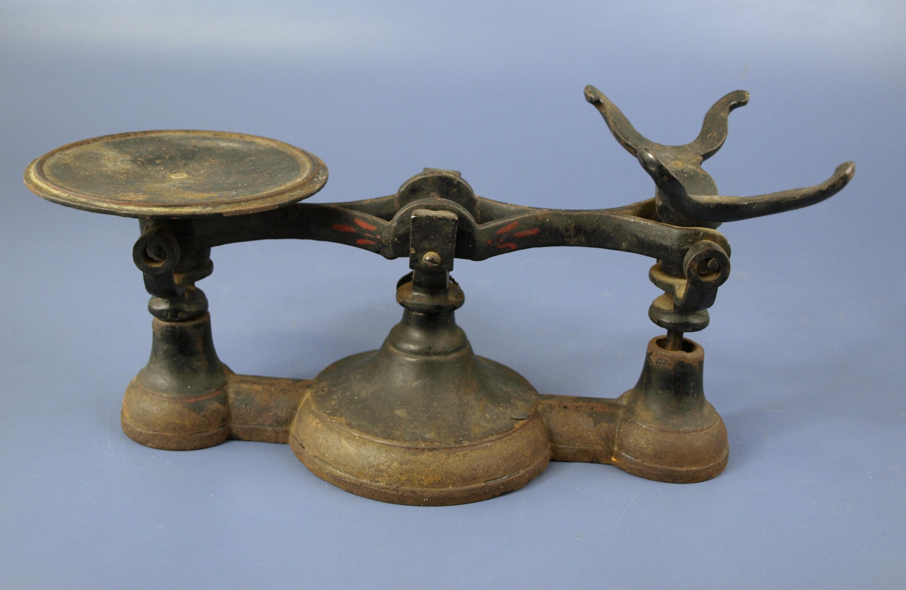 Antique Cast Iron and Brass Merchant Balance Weight Scale for General ...