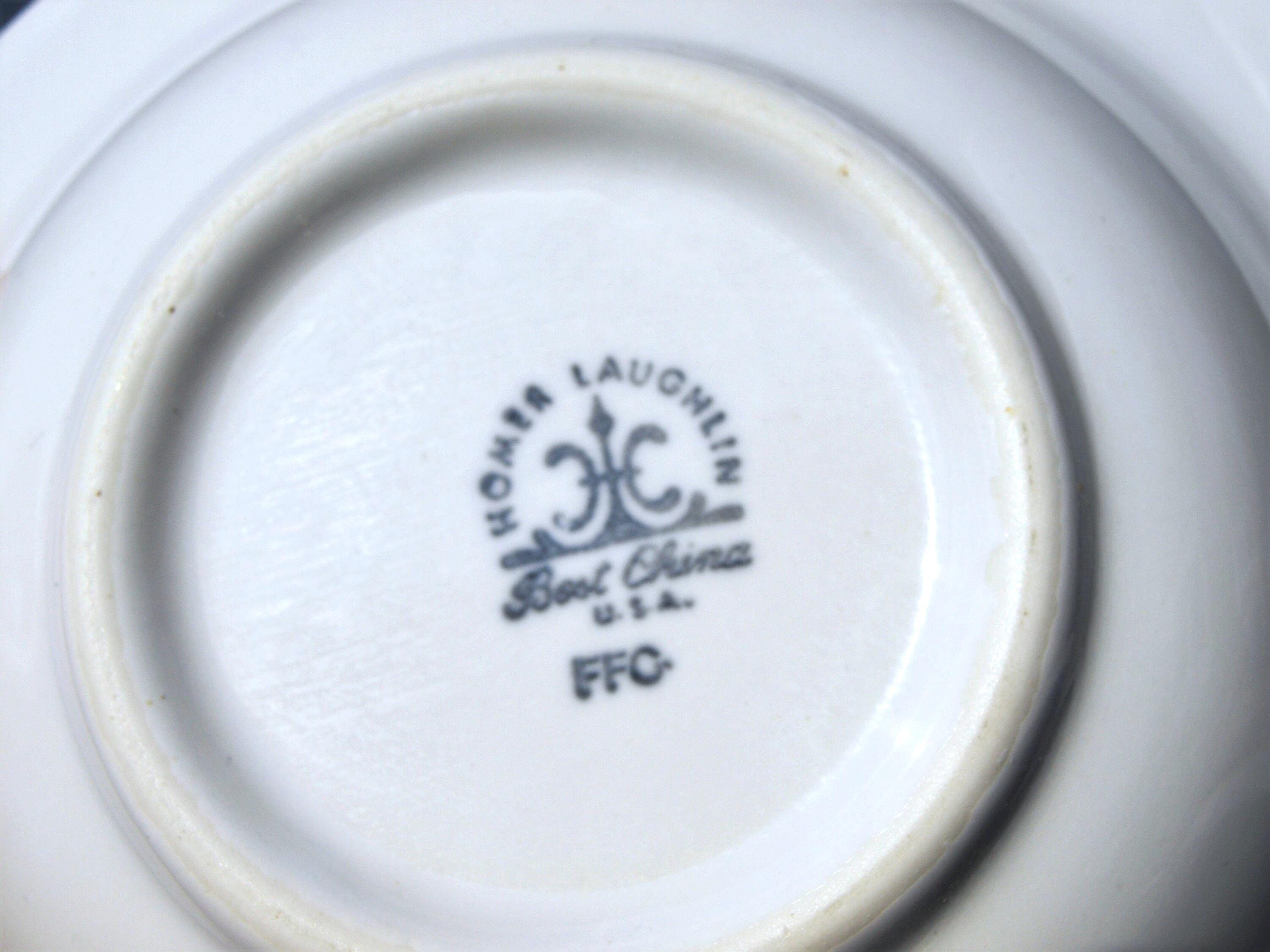 Vintage Homer Laughlin Best China USA FFC Small White