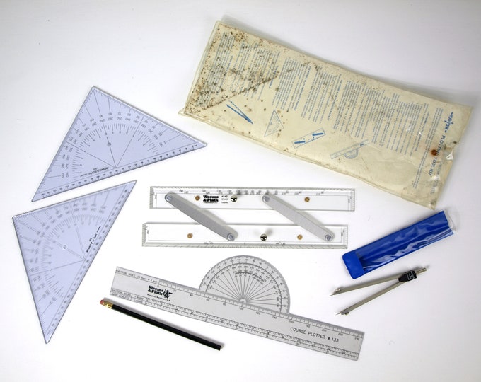 Navpak Vintage Navpak - Weems and Plath - Plotting Drafting Tool Kit - Model ...