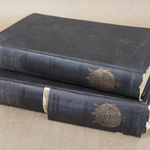 Libro antiguo, &quot;Historia de Carlos el Temerario, duque de Borgoña&quot;, vols. I y II, de John Foster Kirk - Publicado por J.B. Lippincott y Cía., 1864