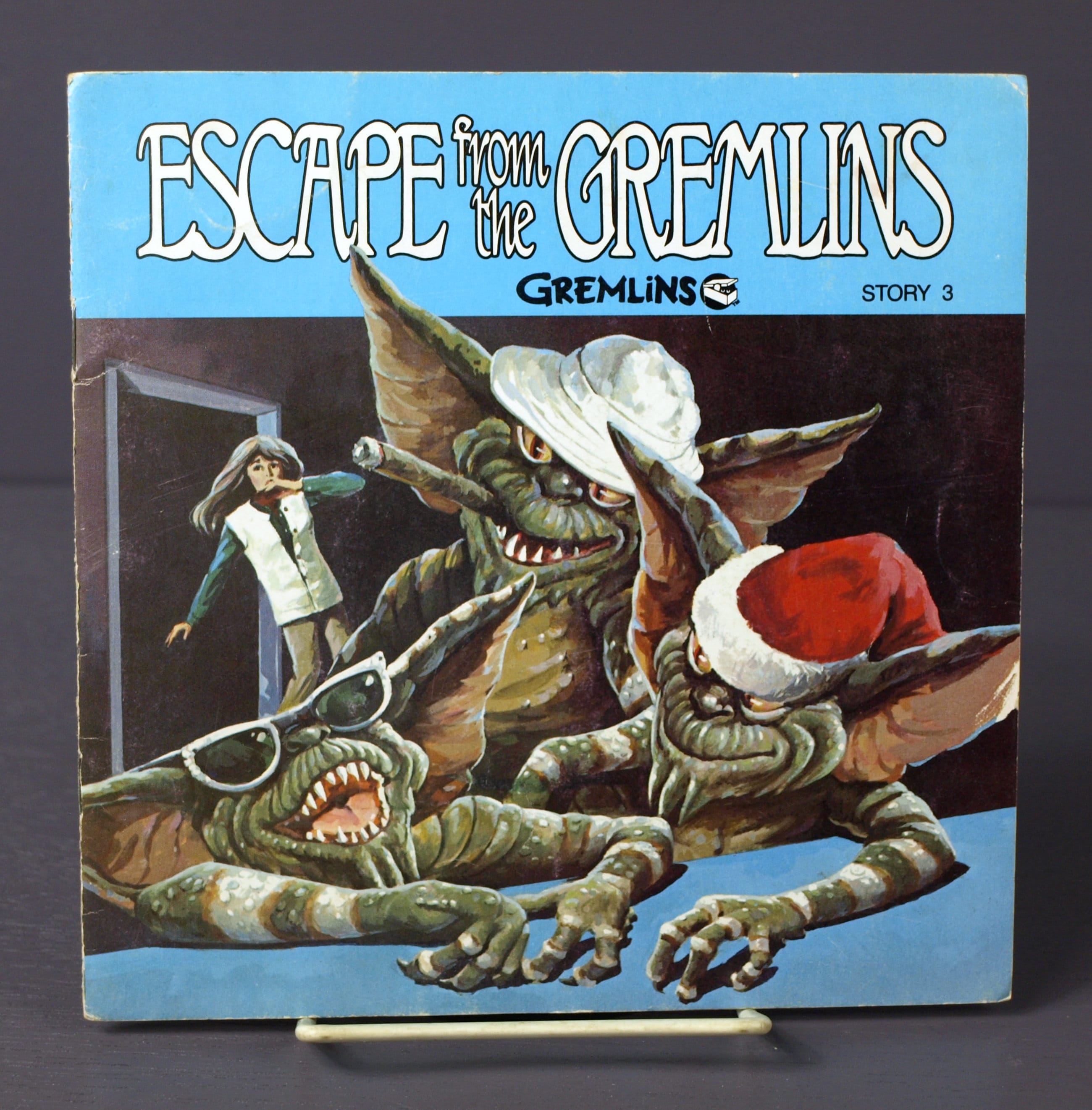 1984 Gremlins Book & Records - the Last Gremlin Story 5 and Escape