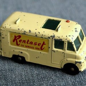 ミニカー Matchbox No 62 TV SERVICE VAN Vintage, Lesney Matchbox TV Service Van No 62 Rentaset W