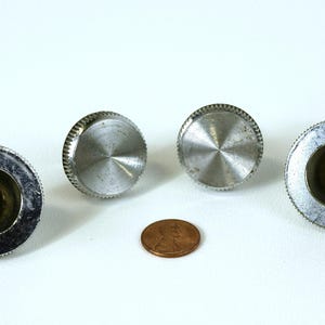 1968 Mustang Cougar Fairlane or Torino FoMoCo Ford Motor Co. Chrome Radio Knobs Inner and Outer Sets No. C80A-18A932-A & DODA 18817C 11056