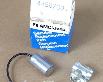 AMC / Jeep American Motors Part No. 4488760 Points and condenser, CJ Jeep AMC 6 Cylinder - nos - 3.002