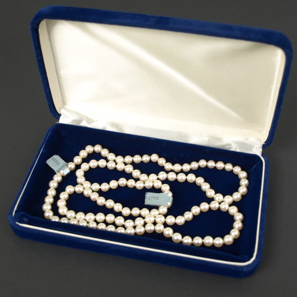 RARE Vintage 3 Section 35"  Convertible / Modular Akoya Pearl Necklace with Appraisal