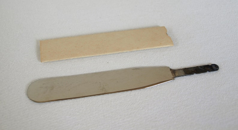 Vintage Laboratory Pharmacy Spatula Replacement Blade \u2013 4\u201d long