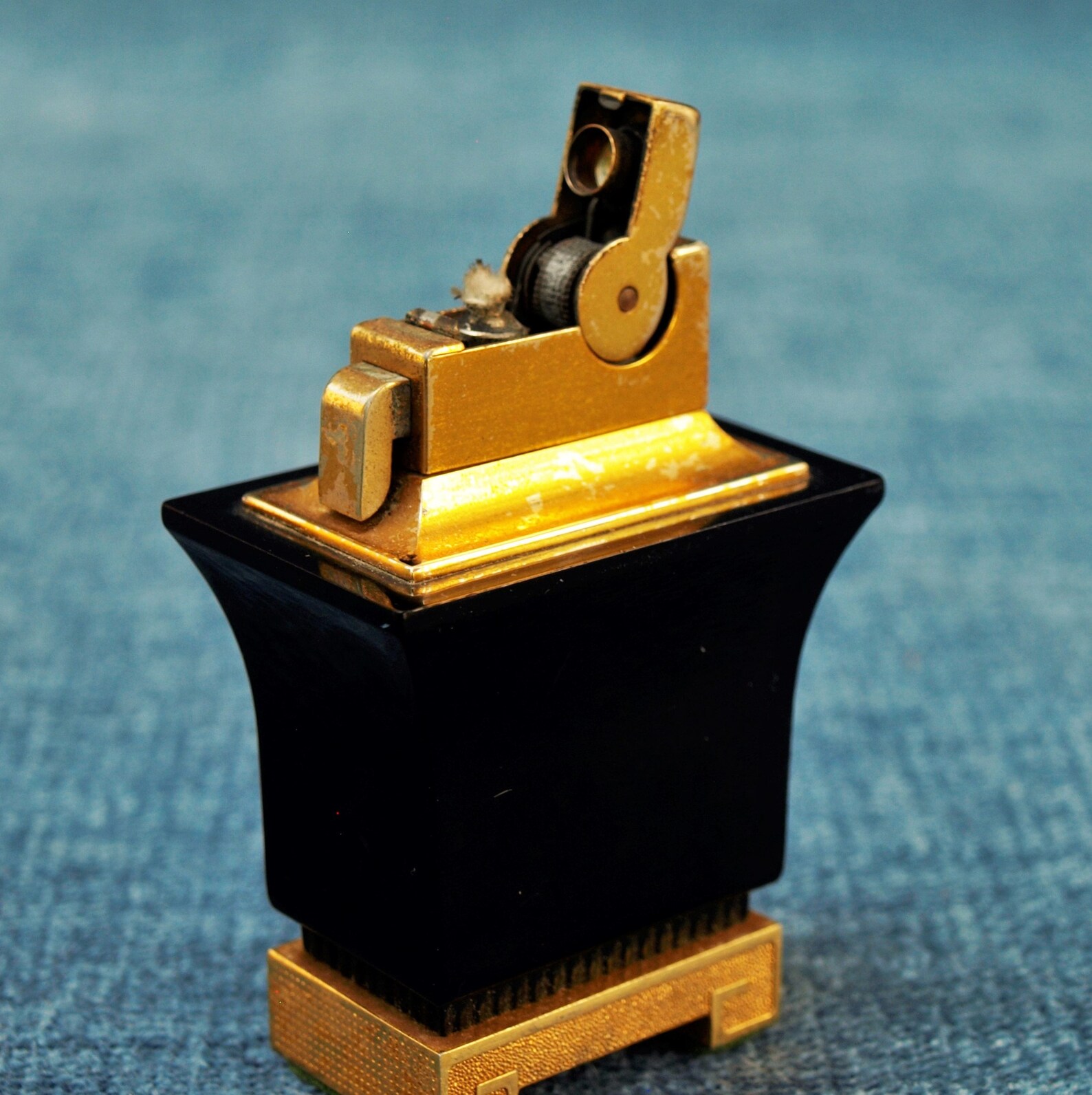 Vintage ASR Table Lighter Hollywood Regency Design With Faux Etsy