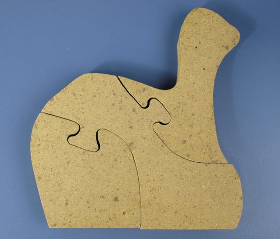 Vintage Wood Dinosaur Puzzles for Toddlers Super Thick Stock –