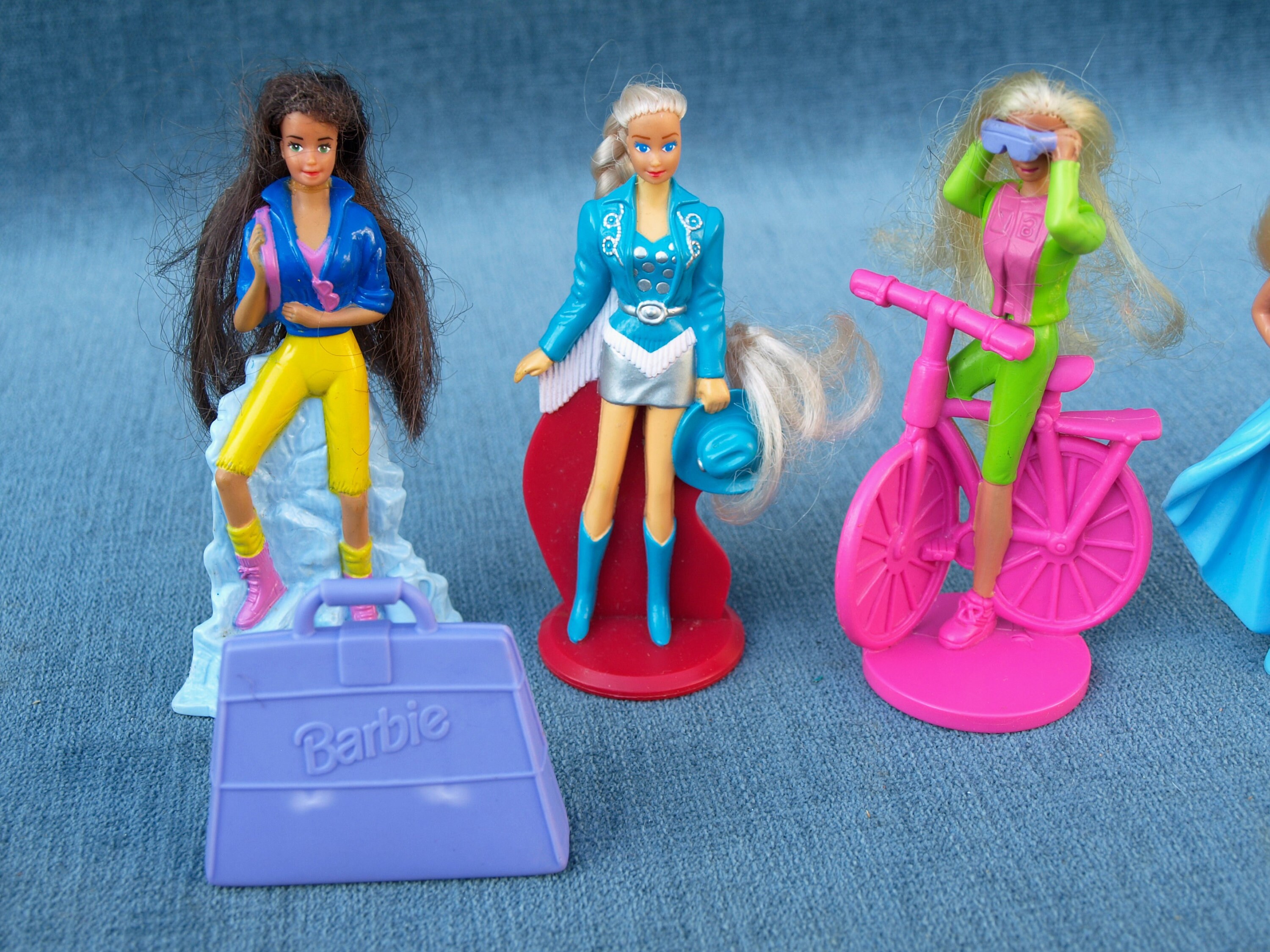 Small Rubber Barbie Dolls Mcdonald's Happy Meal Toys Set - Etsy Australia