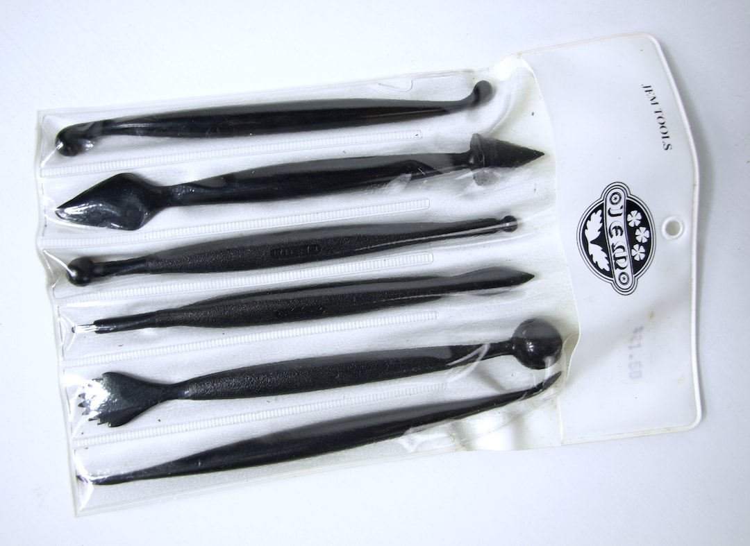 Polymer Clay Tools 14-Piece Plastic Modelling Tool Set – 14cm Tools For Clay,  Sculpey, Fimo, Pottery & Cake Decorating Sculpey Fimo Tools Set 14 CLAY MODEL POTTERY SCULPEY TOOLS 14cm for MODELLING