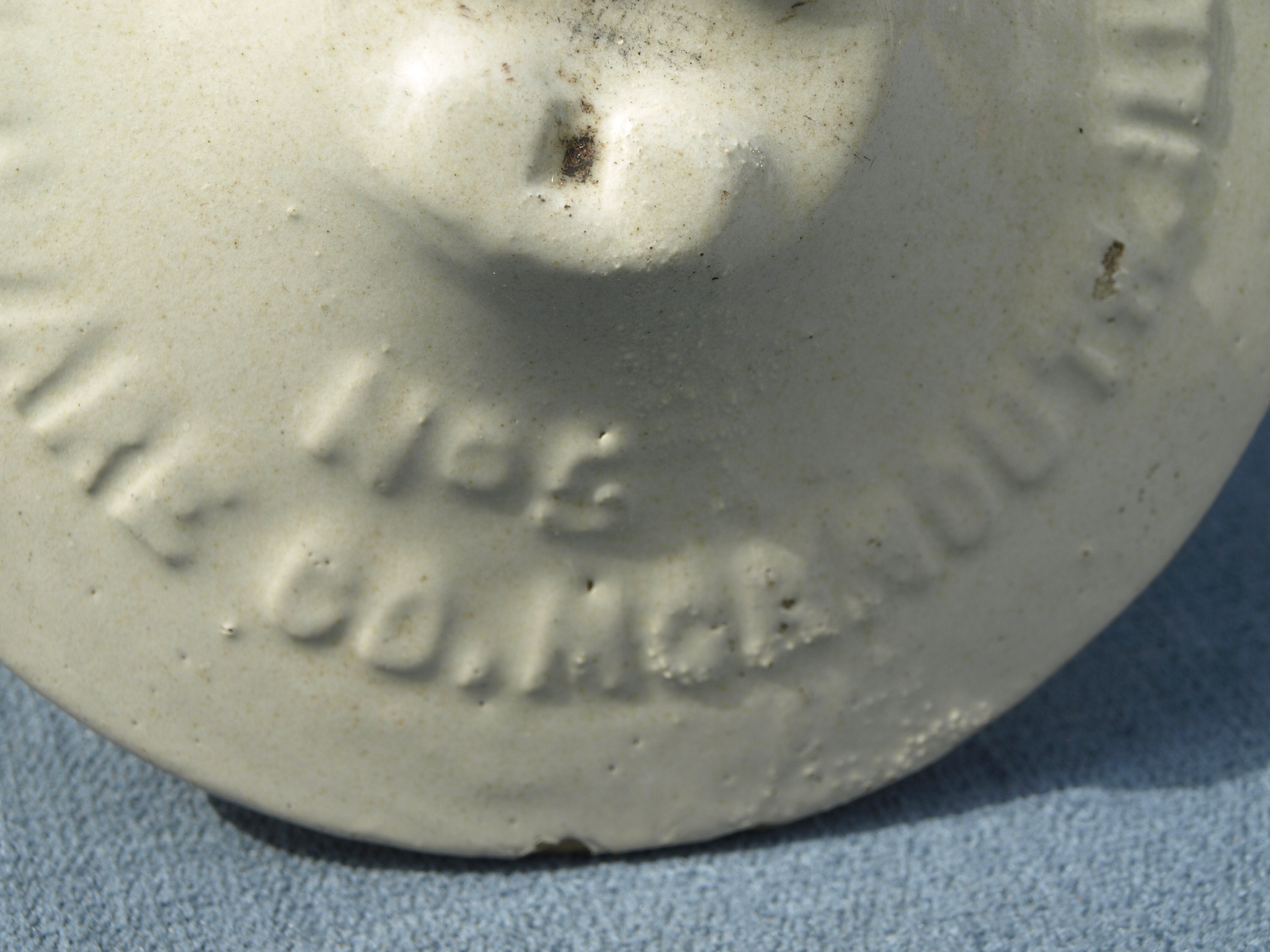 150-52 Rare Antique Western Stoneware Co 5 Weir Seal Wire Bail Large Crock Pot Canister Monmouth Illinois No 150-52 Rare Antique Western Stoneware Co 5 Weir Seal Wire Bail Large Crock Pot Canister Monmouth Illinois No