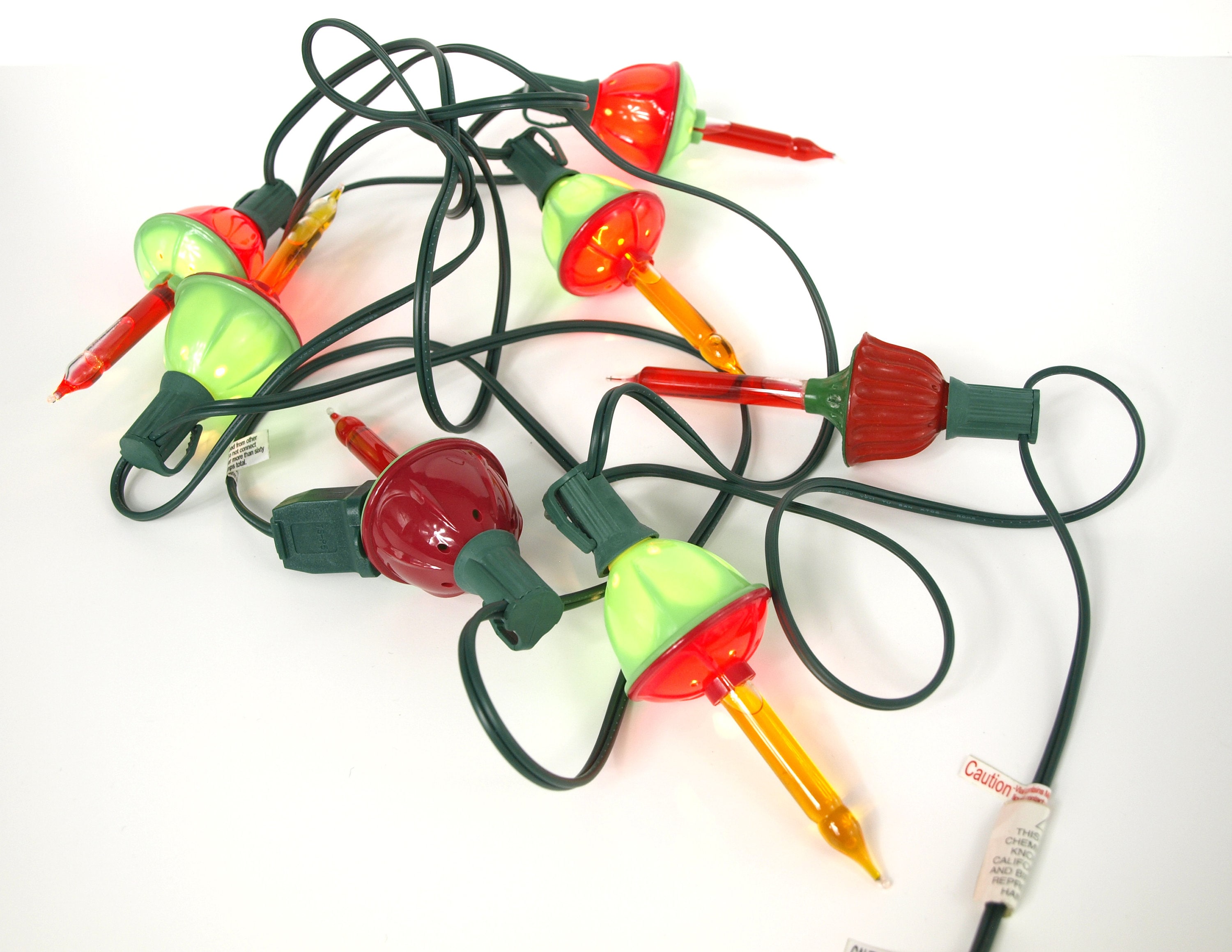 Vintage Full Length Christmas Bubble Lights 1 String / Cord Etsy