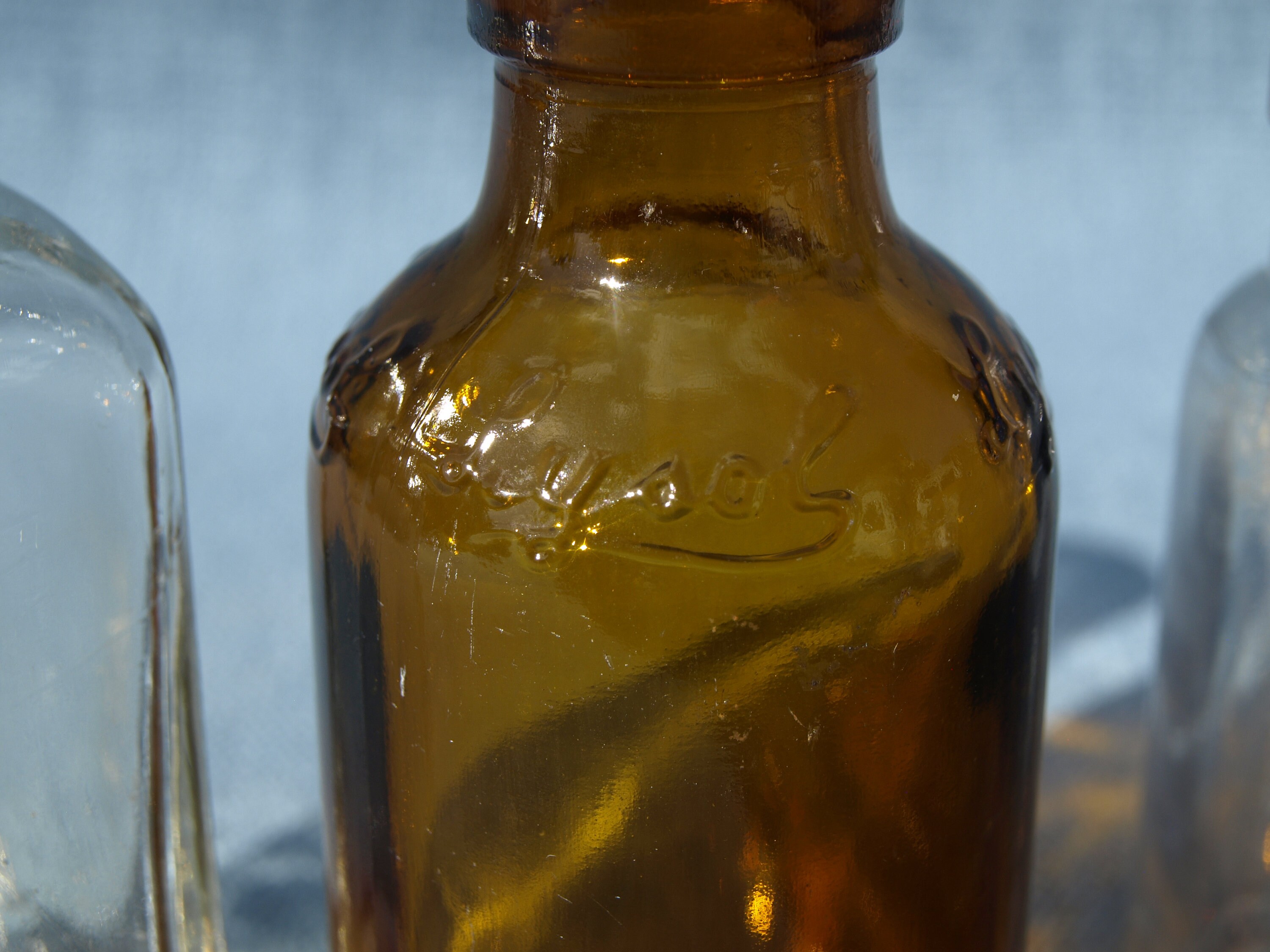 Vintage / Antique Small Glass Medicine Bottles Lot of 4 W Etsy