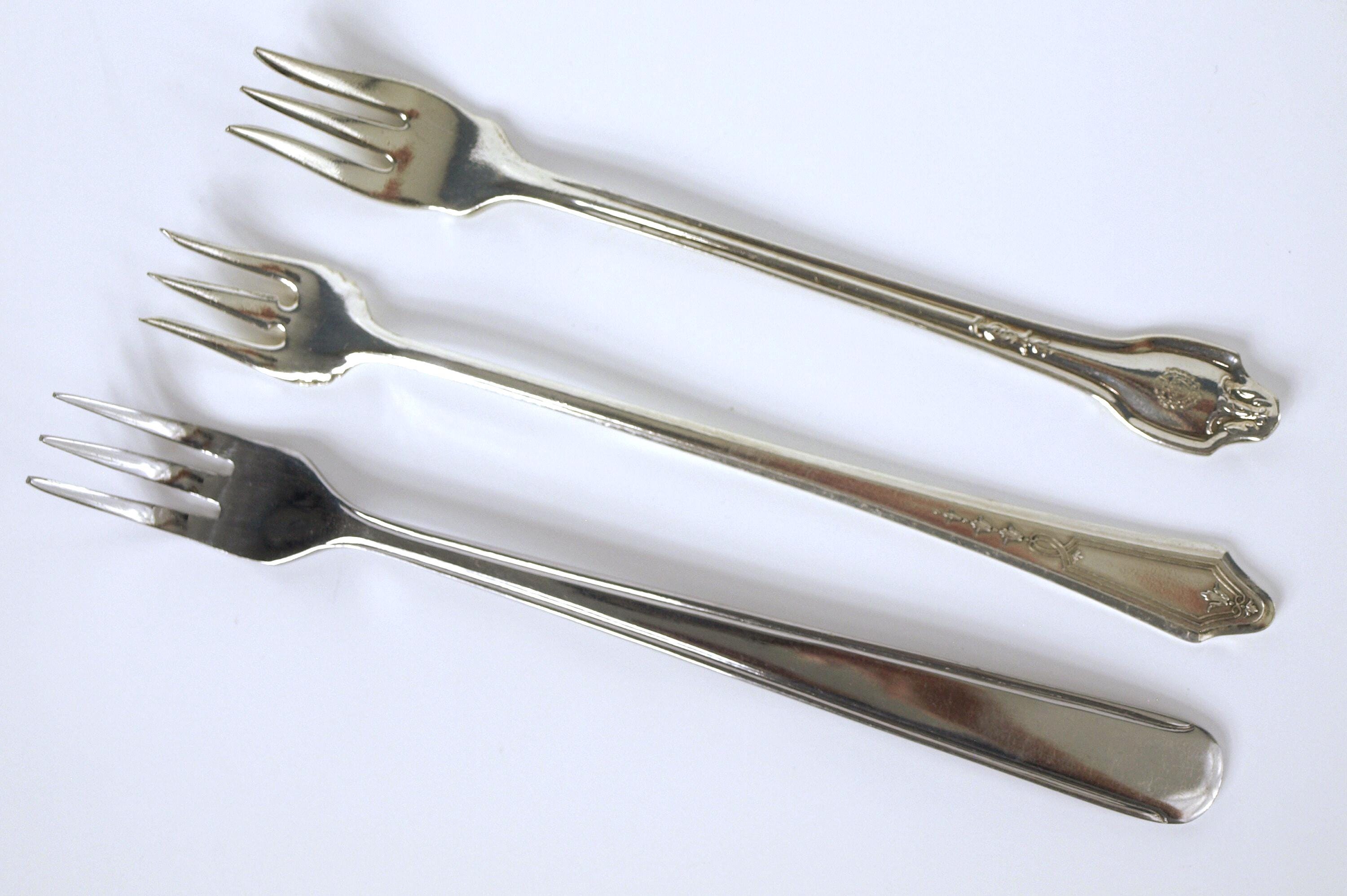 Vintage Mixed Lot of Cocktail or Seafood Forks - 3 Forks - Mixed ...