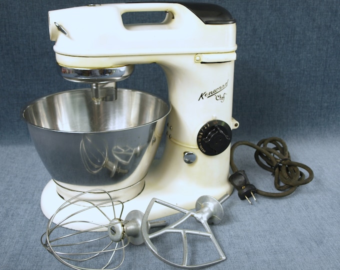 Vintage Kenwood Chef Industrial Kitchen Stand Mixer Model A700D Works