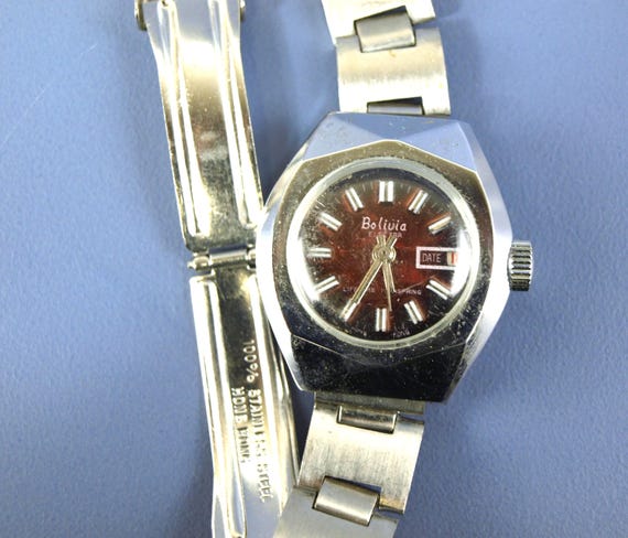Vintage Bolivia Electra and Anne Klein Diamond Wrist Watches  display picture 1
