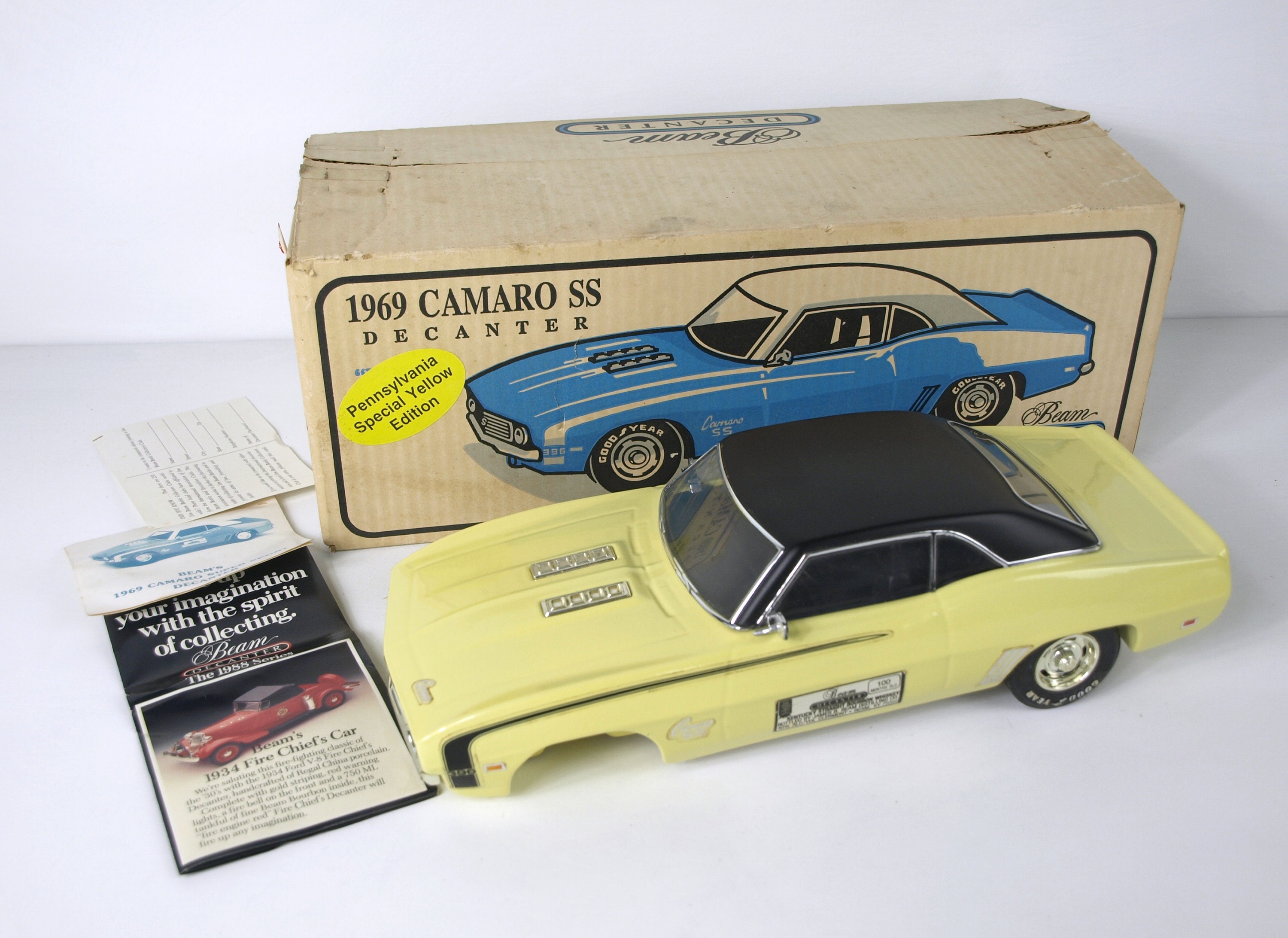 Vintage Beam's 1969 Camaro Super Sport Decanter (empty) in