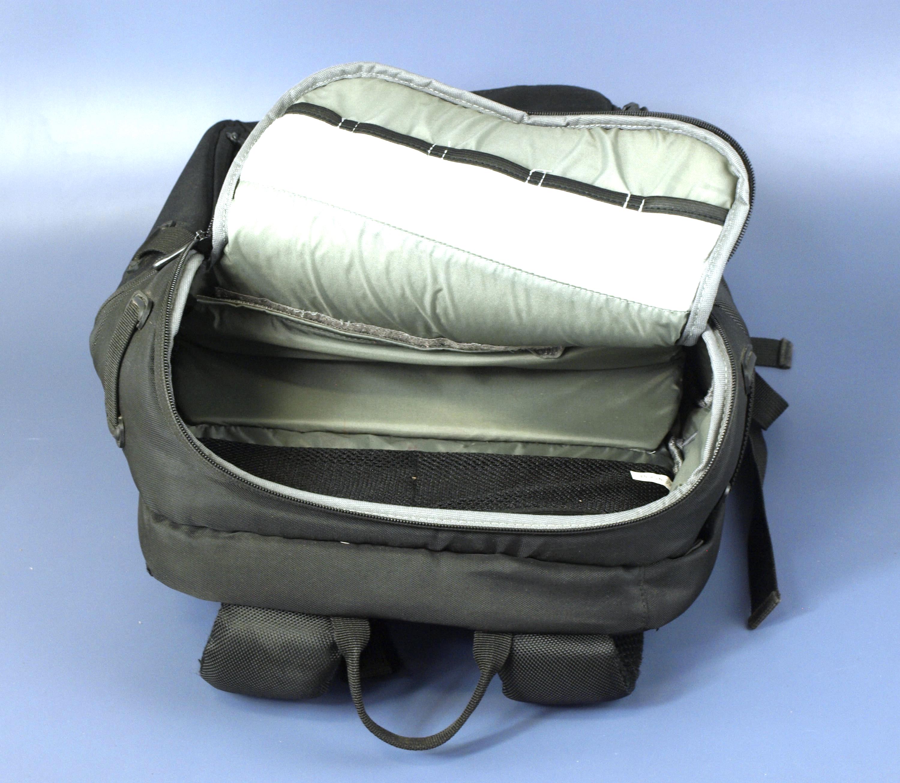 Dolica DK-30 Black Travel Camera Backpack Large - Front Tripod