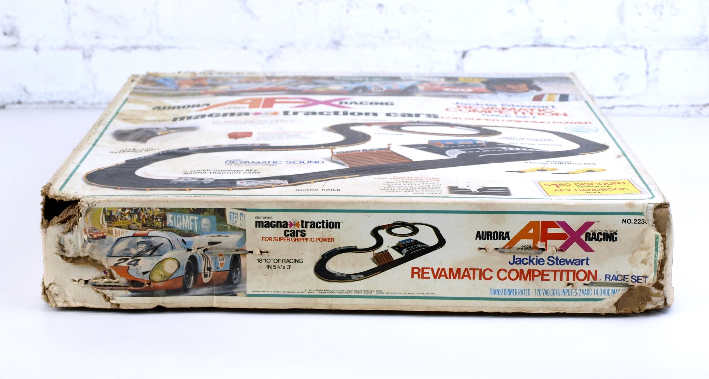 Vintage Aurora AFX Racing #2233 Jackie Stewart Revamatic Competition ...
