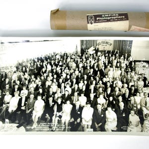 Group Photograph, 3rd Reunion of the Crew of the USS Franklin (CV-19) Dated 9/5/1970 - US Militaria