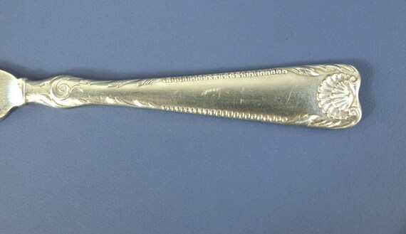 Antique Reed and Barton Silver Plate Clarendon Pattern Scimitar