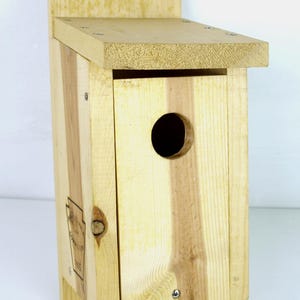 Handgefertigtes Western Bluebird House, Pennsylvania Game Comission aus 1 &quot;x 6&quot; Kiefernholz - Unbenutzt - Stabile Konstruktion