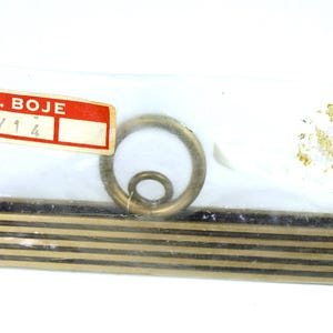 Vintage H. Boje Denmark, Bell Pull Hardware, 2 Pieces in Unopened Package - New, Old Stock - Circa 1960&#39;s - New Condition