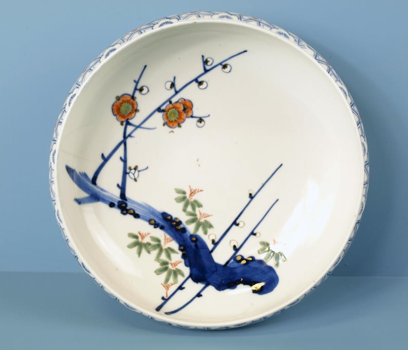 SilverliningByTravis Imari Serving Bowl - Thumbnail 4