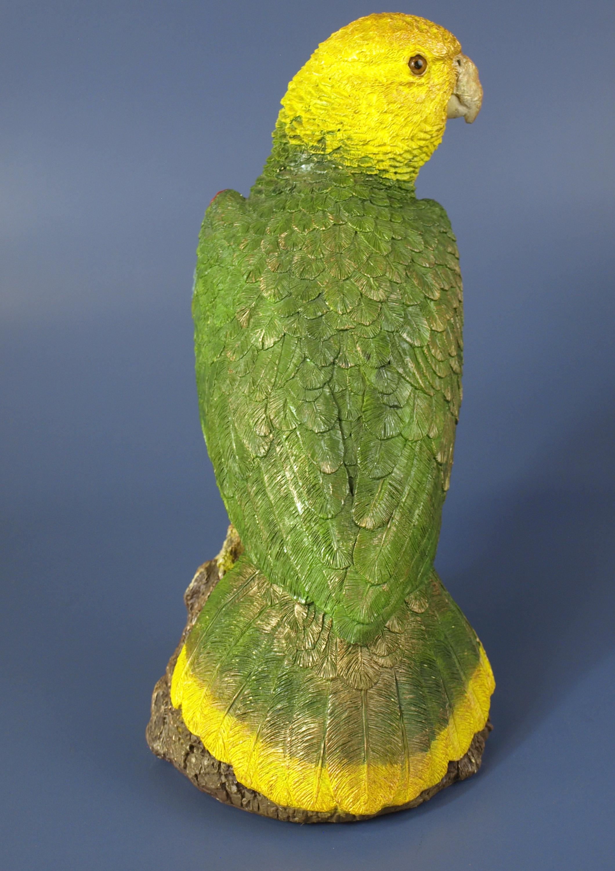 Vintage Animal Classics United Design Hand Painted Amazon Parrot