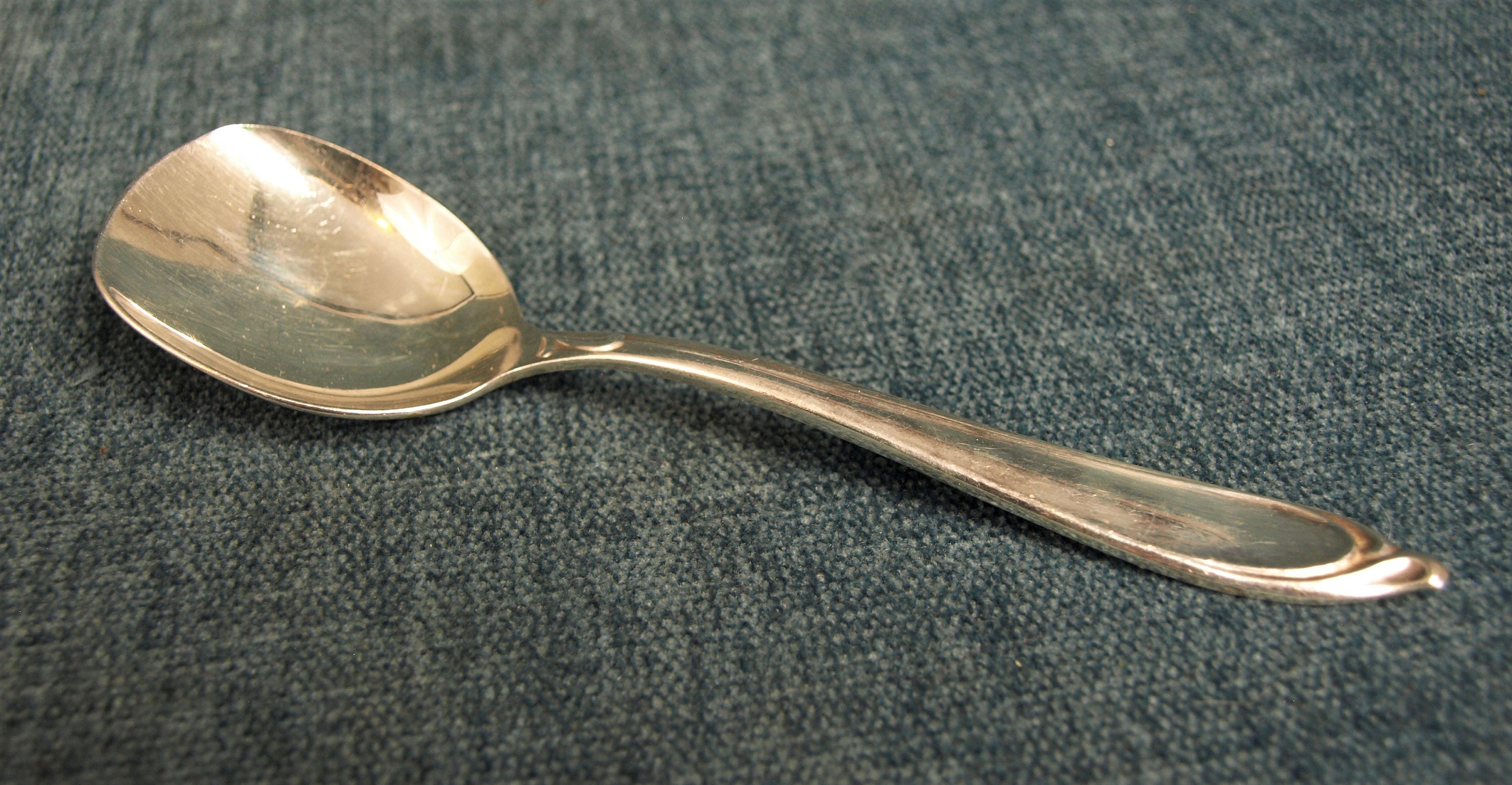 Vintage International Deep Silver Plated Sugar Spoon 1960 Etsy