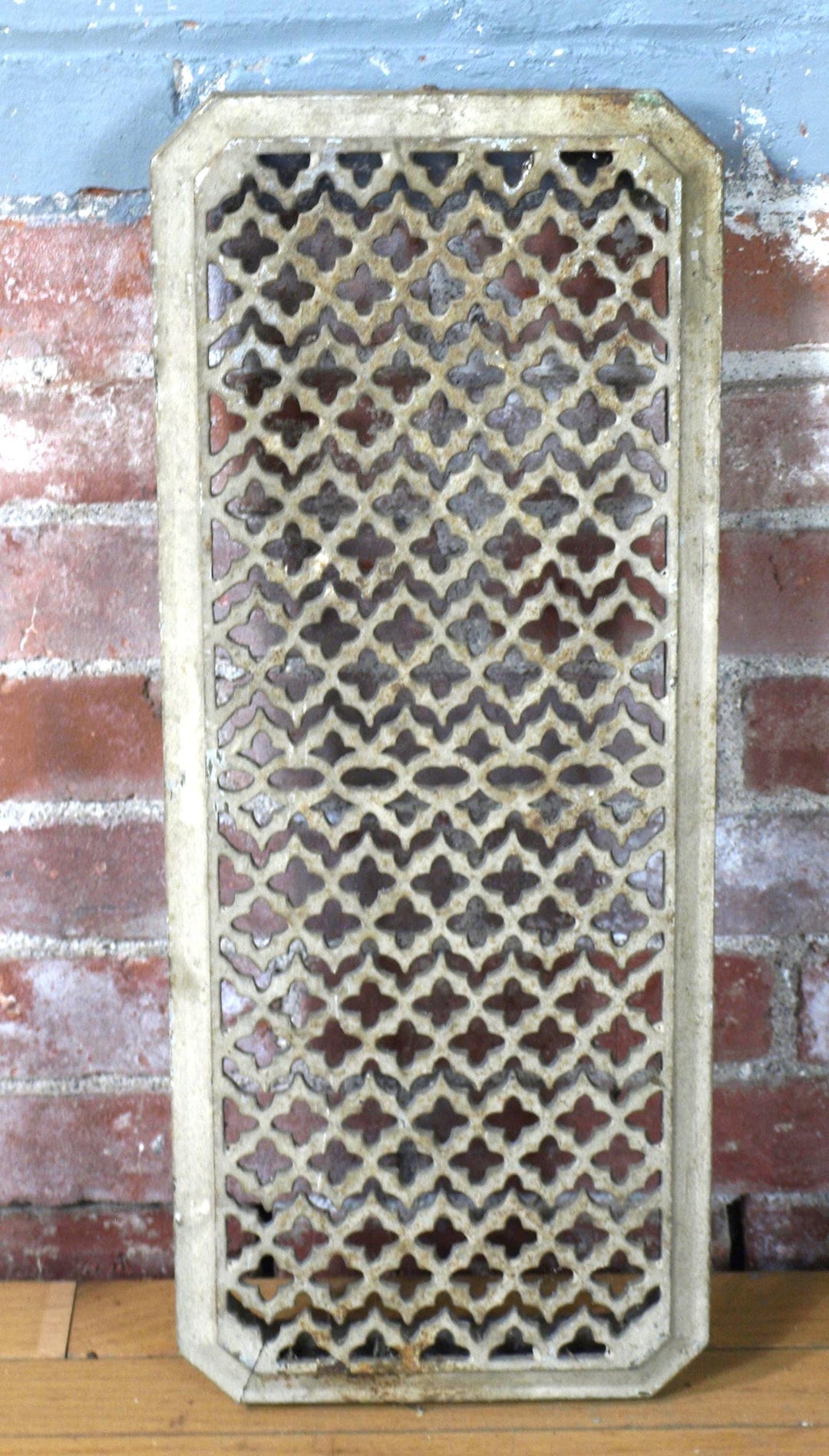 Old Radiator Cover Antique Cast Iron Radiator Cover - Ca. 1800's - Fits Radiators 19
