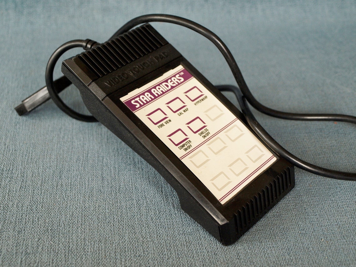 Vintage Atari 2600 Video Touch Pad Game Controller With Star Etsy
