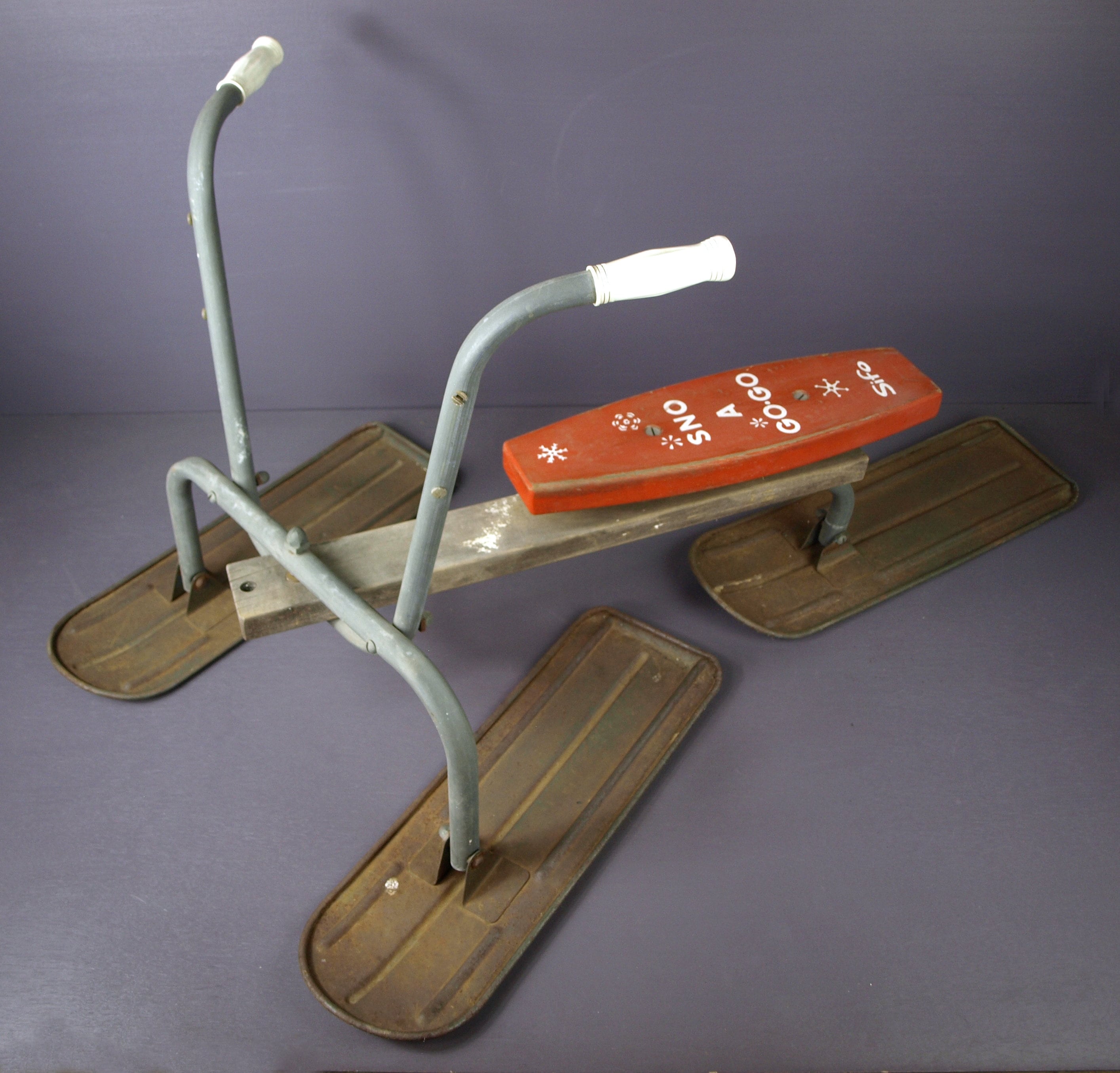Vintage SNO A GO-GO Ski-trike Sled by Sifo, Circa 1960's Winter