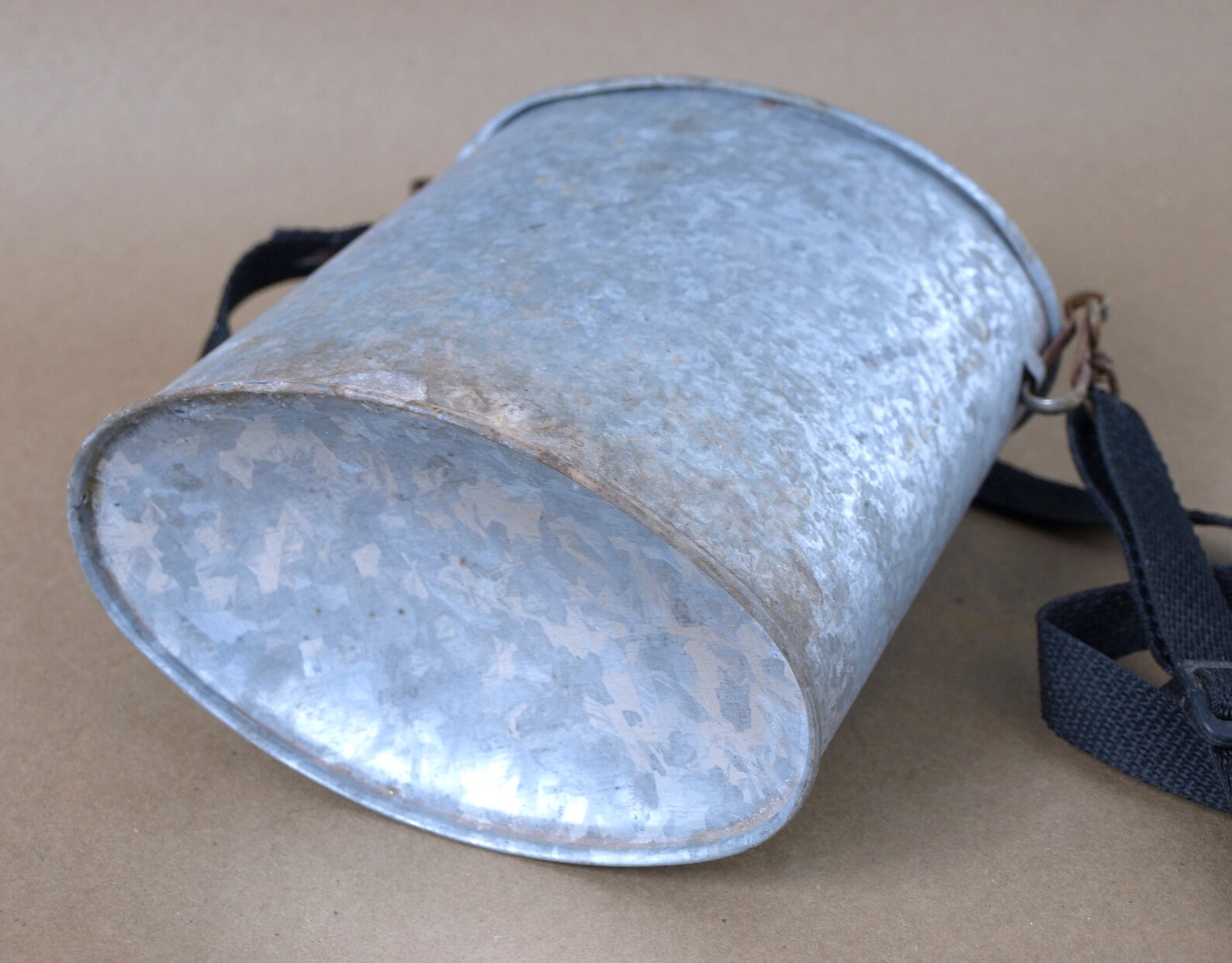 Vintage Galvanized Metal Bait / Minnow Wading Bucket With Etsy