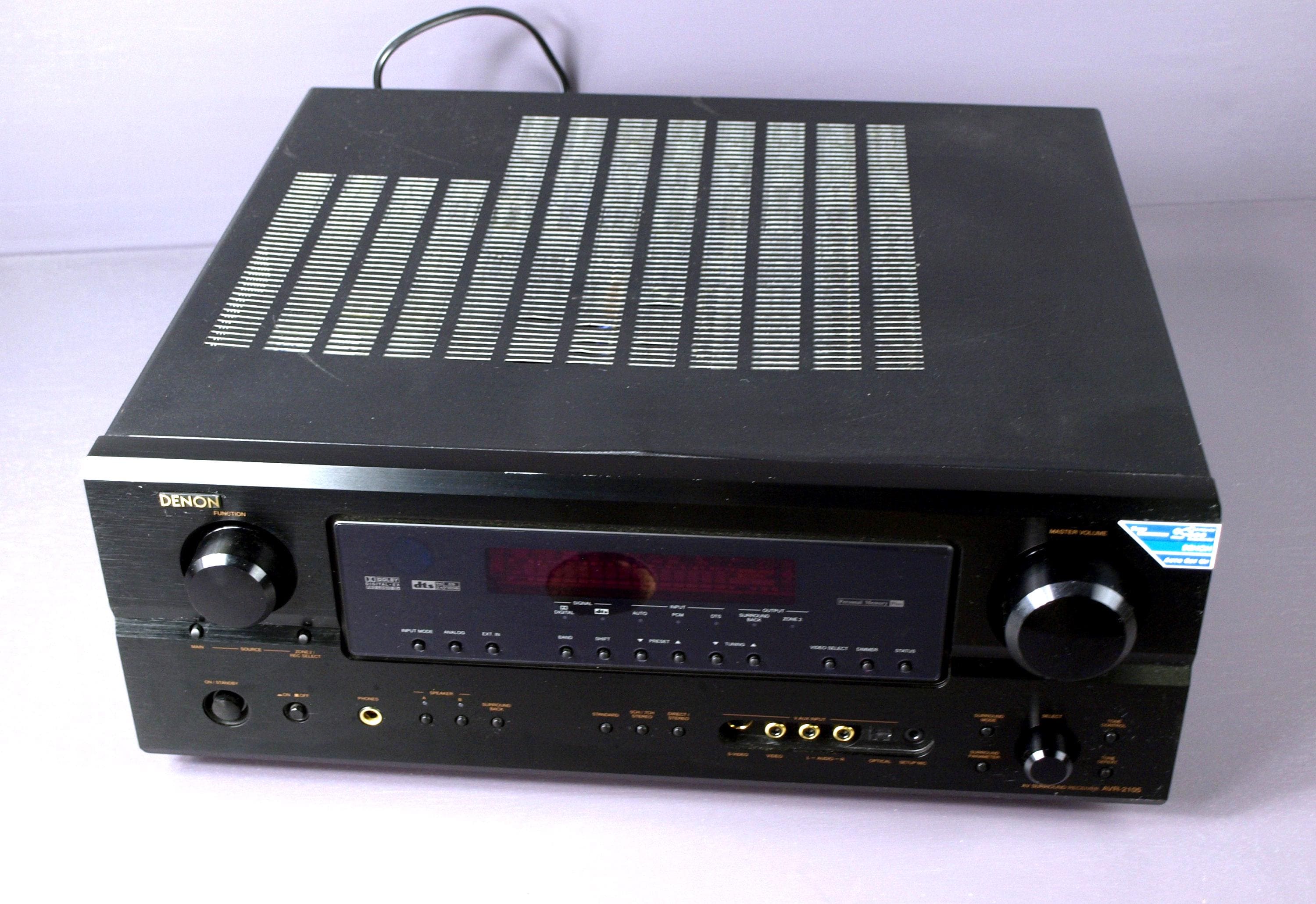 【レア！】DENON PERSONAL COMPONENT SYSTEM Denon AV Surround Receiver AVR-2105 - Possibly Needs Repair - Etsy