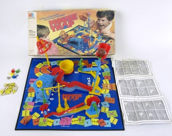 Mouse Trap Game by Ideal Vintage 1963 Missing Hand Spring Only