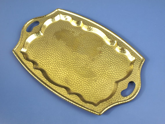 JIMBEAM 非売品ノベルティ　真鍮製灰皿　ash tray 未使用2個セット Vintage Hammered Brass Personal Smoking Set With Tray, Matchbox