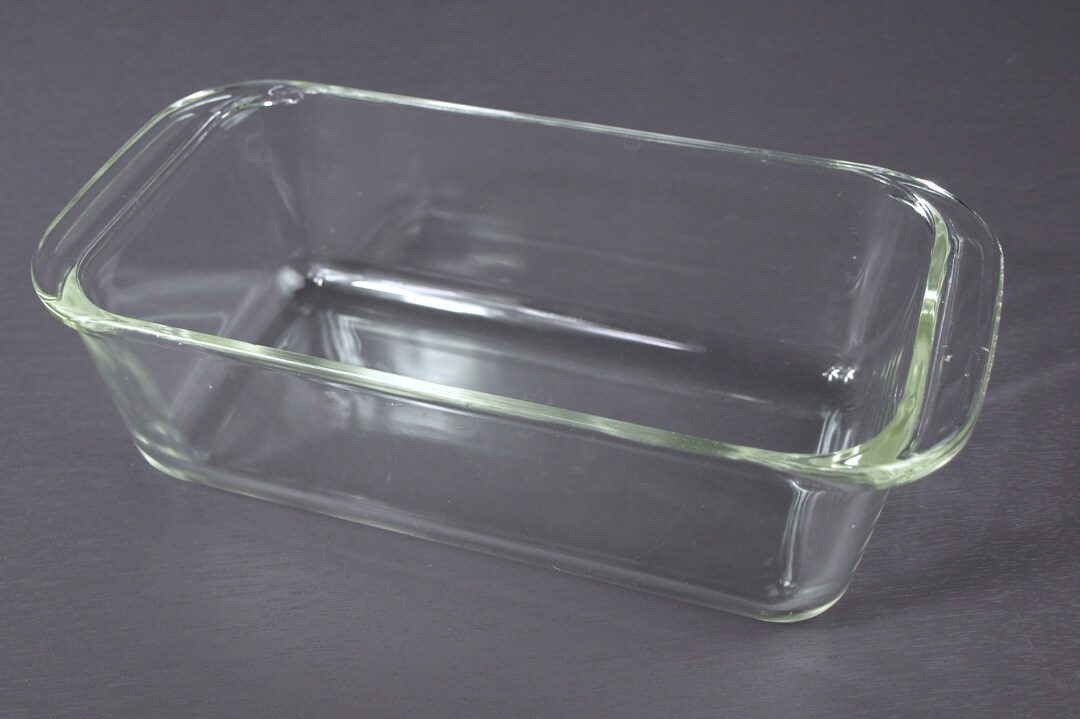 Vintage Pyrex 1 1/2 Qt Loaf Dish No. 213 Clear Glass Meatloaf / Bread
