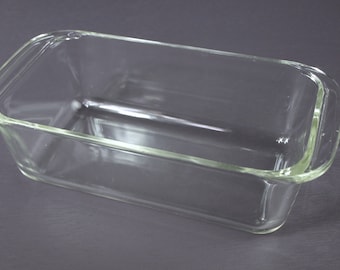 Vintage Pyrex 1 1/2 Qt Loaf Dish No. 213 - Clear Glass Meatloaf / Bread Casserole Pan C-12 - 1.5 Quart - Rectangular