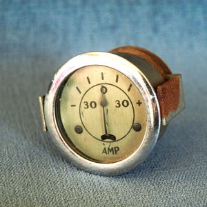 Vintage Analog 30 to 30 Amp Meter Gauge