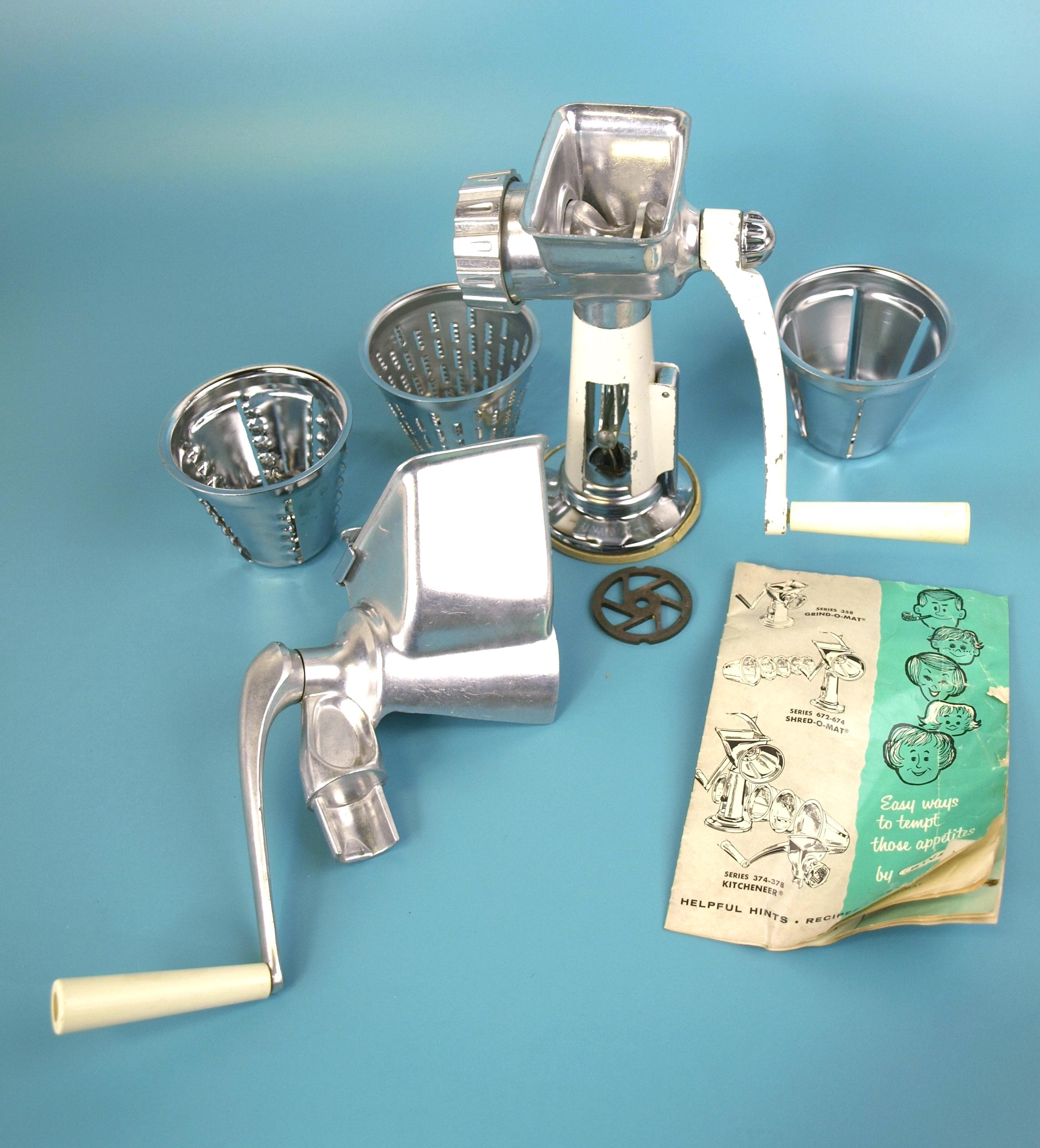 アメリカ製 デッドストック ビンテージ RIVAL社製 電動フードスライサー Rival Metal Electric Kitchen Slicers & Knives for sale | eBay