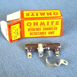 Ohmite Vitreous Enameled Dividohm Resistor 10 watts 100 ohms .316 amps No. 1012