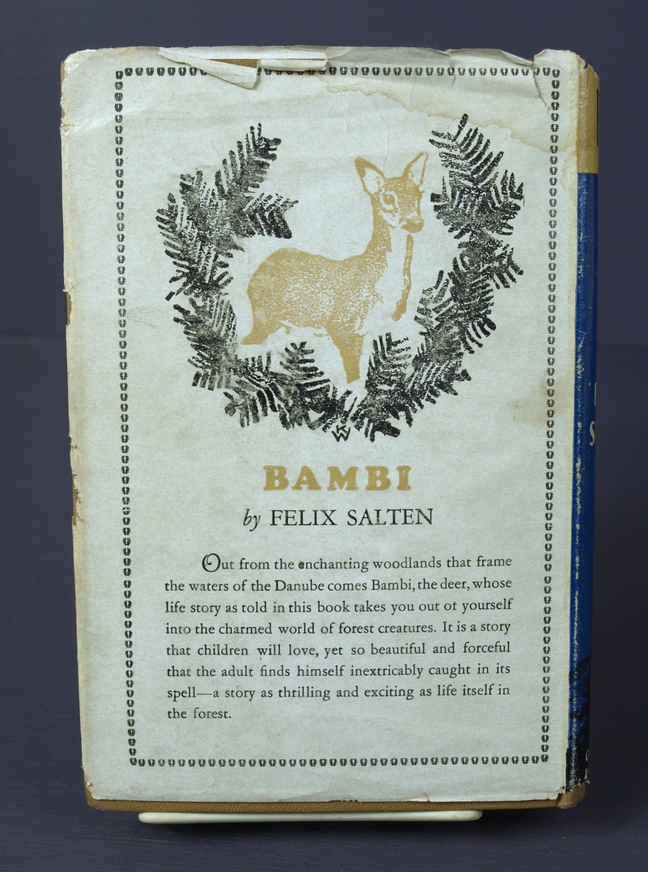 Bambi by Felix Salten - Grosset & Dunlap, 1929 - Hardcover W/ Dust
