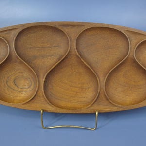 ヴィンテージ ミッドセンチュリー チーク材トレイ by Laur. Jensen