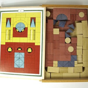 Vintage Anker-steinbaukasten Anchor Stone Building Blocks No. 6